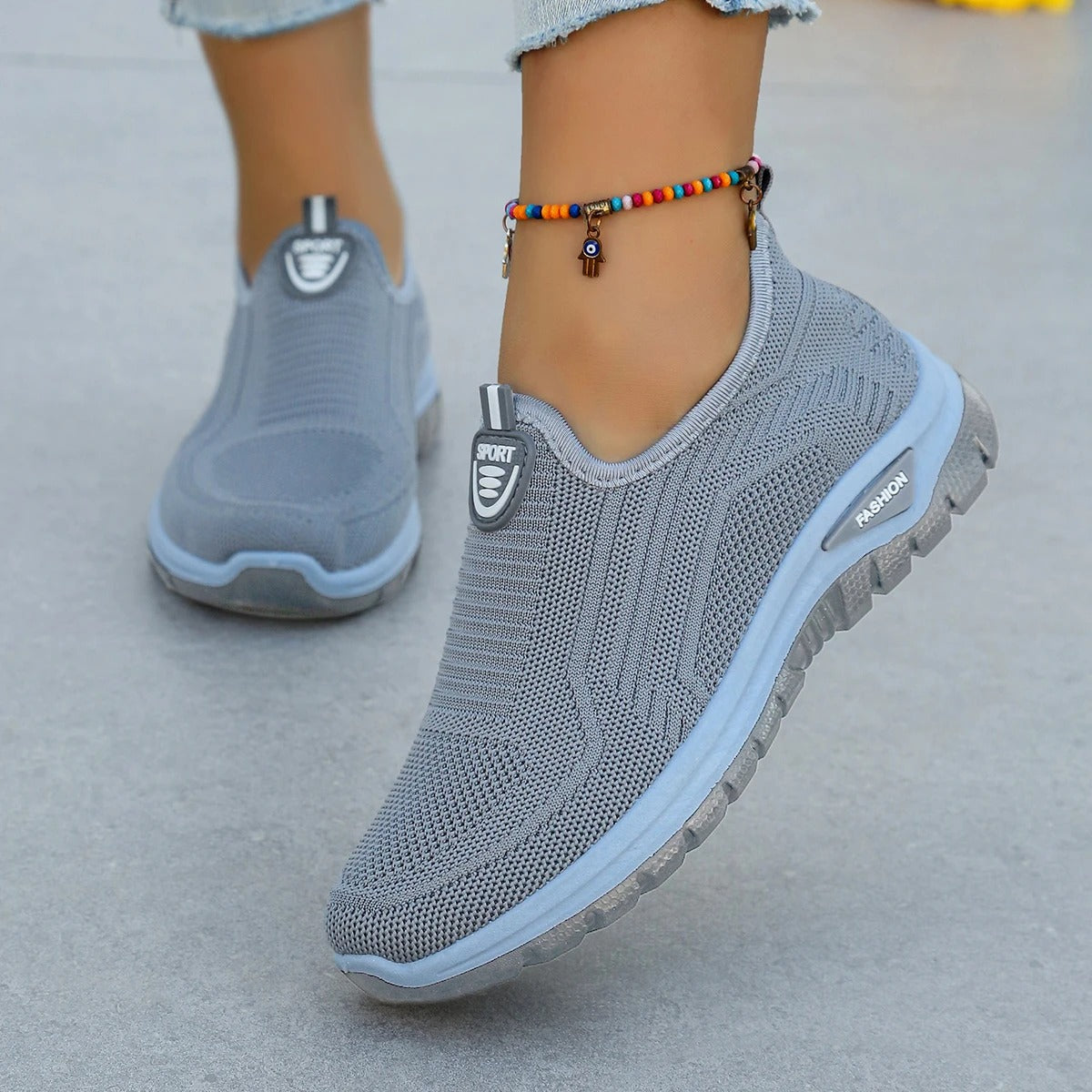 Baskets orthopédiques femme sans lacets – Enfilage rapide et maintien confortable | Careshoes