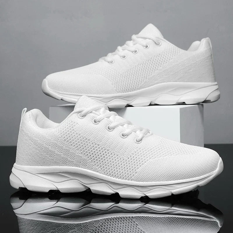Baskets orthopédiques femme blanches – Adaptées aux pieds fragiles | Careshoes
