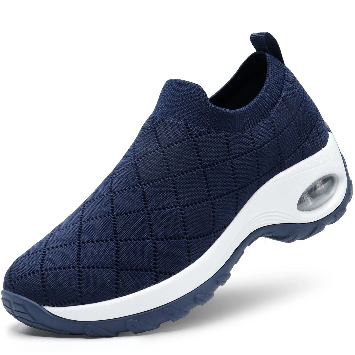 Baskets orthopédiques Femme sans lacets bleues – Maintien souple et enfilage sans douleur | Careshoes