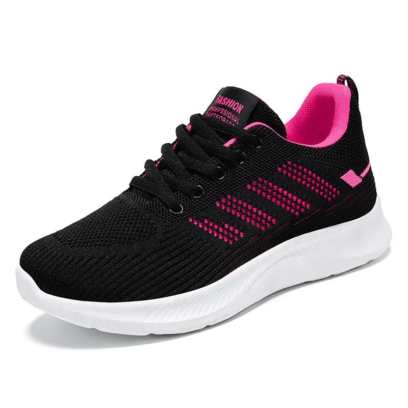 Baskets orthopédiques rose anti-fatigue pour Femme – Parfaites pour soulager les douleurs plantaires | Careshoes