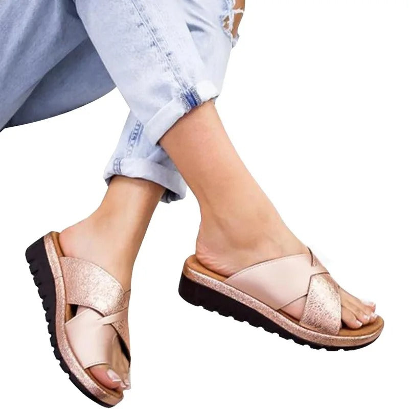 Sandales Orthopédiques Hallux Valgus pour Femmes - Pour une marche sans douleur ni gêne | Careshoes