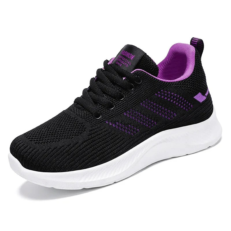 Baskets orthopédiques violettes anti-fatigue pour Femme – Parfaites pour soulager les douleurs plantaires | Careshoes