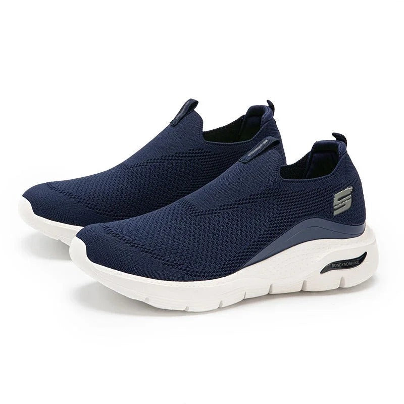 Baskets orthopédiques grand confort bleues – Confort immédiat dès la première utilisation | Careshoes