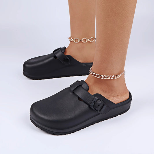 Chaussures infirmière semelle amortissante noires – Soulagement des tensions et posture améliorée | Careshoes