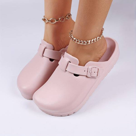 Chaussures infirmière semelle amortissante rose – Soulagement des tensions et posture améliorée | Careshoes