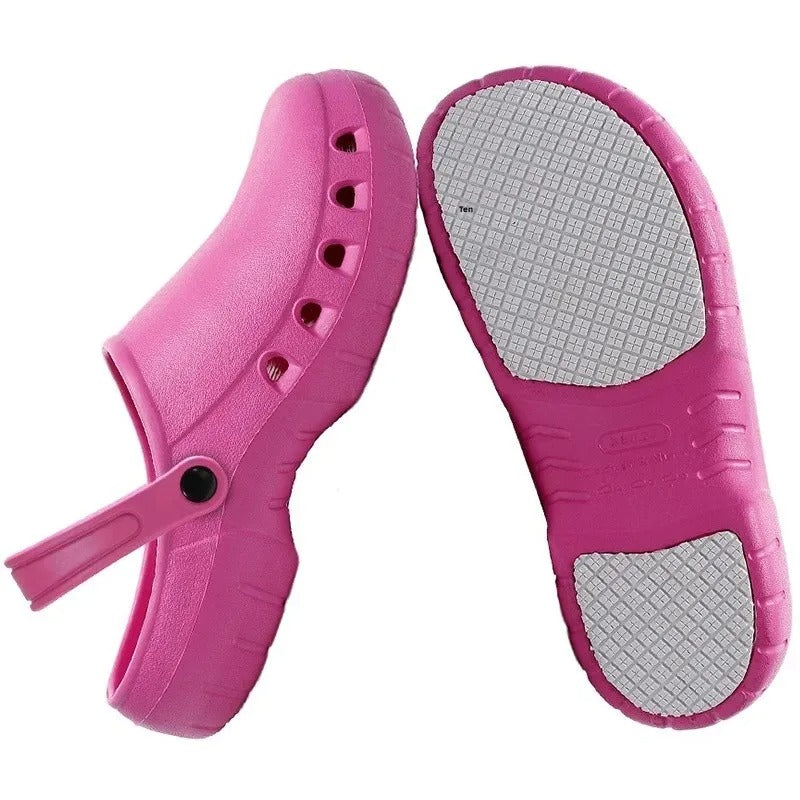 Chaussures infirmière confort durable rose – Semelle souple et maintien pour journées debout | Careshoes