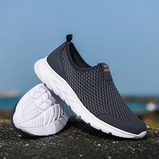 Baskets Orthopédiques sans lacets bleues – Semelle moelleuse et soutien optimal | Careshoes