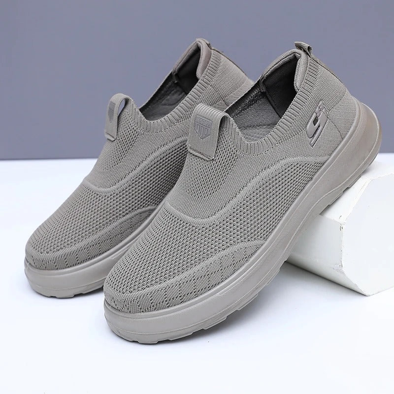 Baskets homme légères sans lacets facile à enfiler – Semelle orthopédique et stabilité renforcée | Careshoes