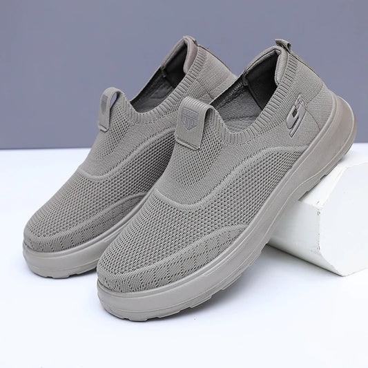 Baskets homme légères sans lacets facile à enfiler – Semelle orthopédique et stabilité renforcée | Careshoes