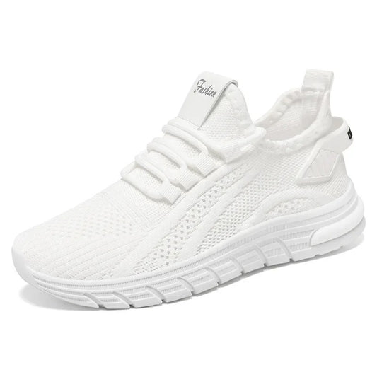 Baskets marche santé orthopédique blanches pour femme – Absorption des impacts et confort plantaire | Careshoes