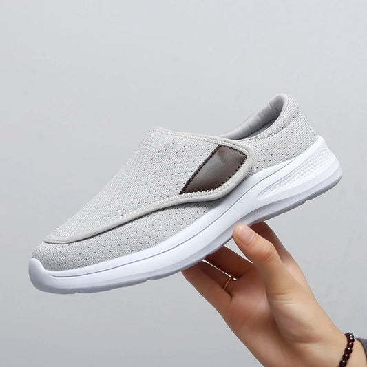 Chaussures orthopédiques femme grises – Amorti souple et stabilité optimale | Careshoes