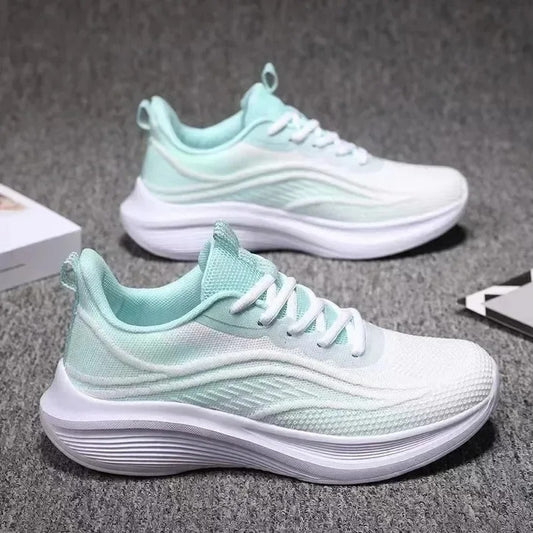 Baskets orthopédiques souples vertes pour femme – Idéales au quotidien sans compromis sur le confort | Careshoes