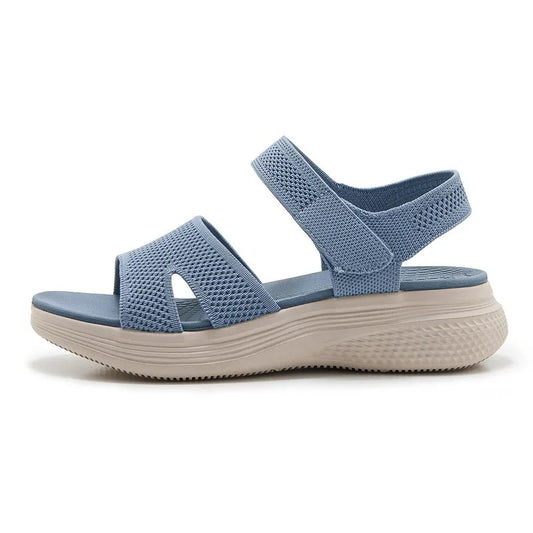 Sandales orthopédiques stabilité renforcée bleues – Pour une marche sans douleur ni gêne | Careshoes