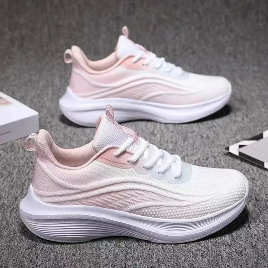Baskets orthopédiques souples rose pour femme – Idéales au quotidien sans compromis sur le confort | Careshoes