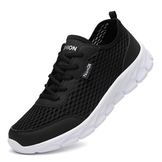 Baskets pour pieds sensibles noires – Semelle technique et design respirant | Careshoes