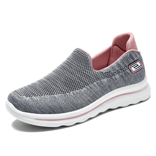 Baskets santé confort Orthopédiques grises pour Femme – Amorti léger et enfilage facile | Careshoes