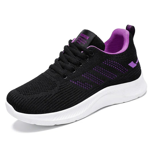 Baskets orthopédiques violettes anti-fatigue pour Femme – Parfaites pour soulager les douleurs plantaires | Careshoes