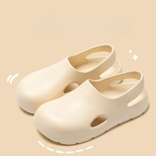 Chaussures aide-soignante antidérapantes beige – Légères, stables et faciles à enfiler | Careshoes