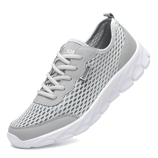 Baskets pour pieds sensibles grises – Semelle technique et design respirant | Careshoes