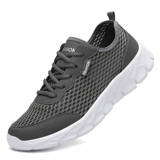 Baskets pour pieds sensibles gris foncé – Semelle technique et design respirant | Careshoes