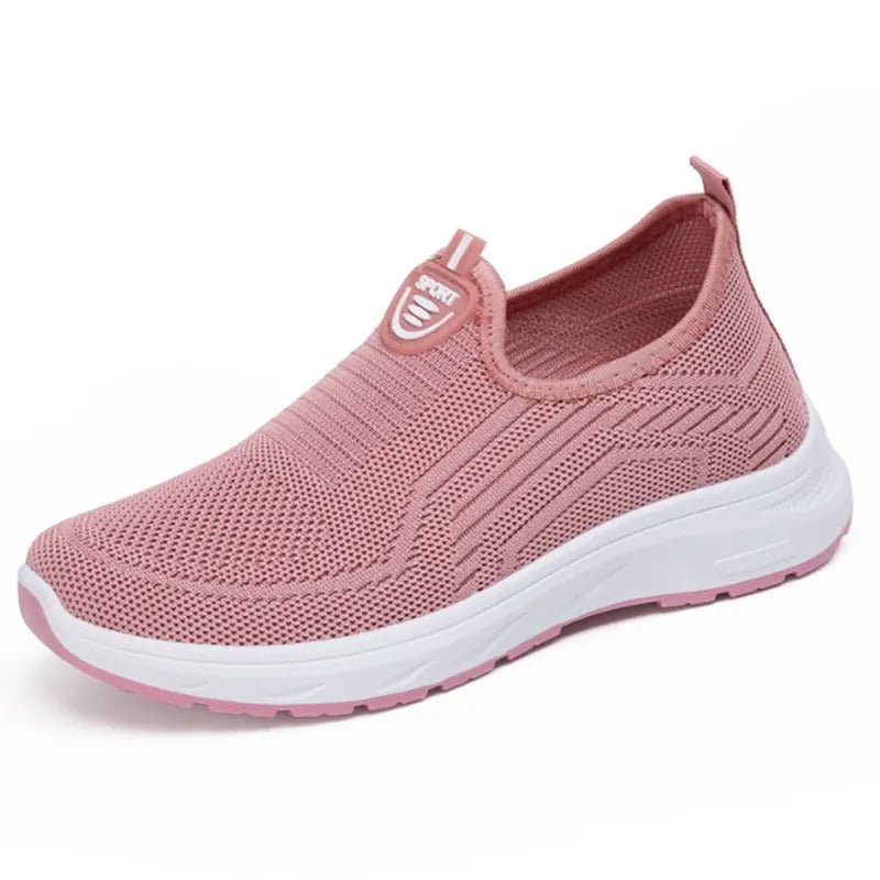 Baskets orthopédiques femme sans lacets rose – Pratiques, légères et pensées pour le bien-être | Careshoes