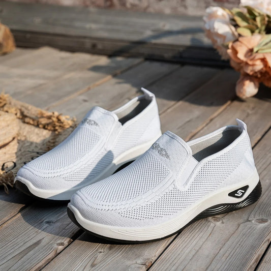 Baskets orthopédiques sans lacets pour femme – Style discret et ajustement pratique au quotidien | Careshoes