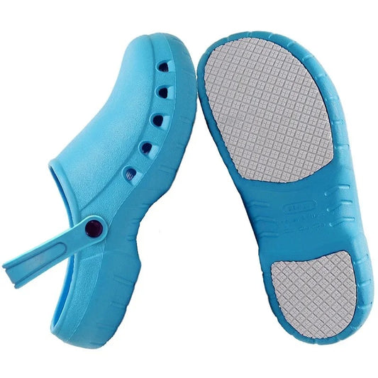 Chaussures infirmière confort durable bleues – Semelle souple et maintien pour journées debout | Careshoes